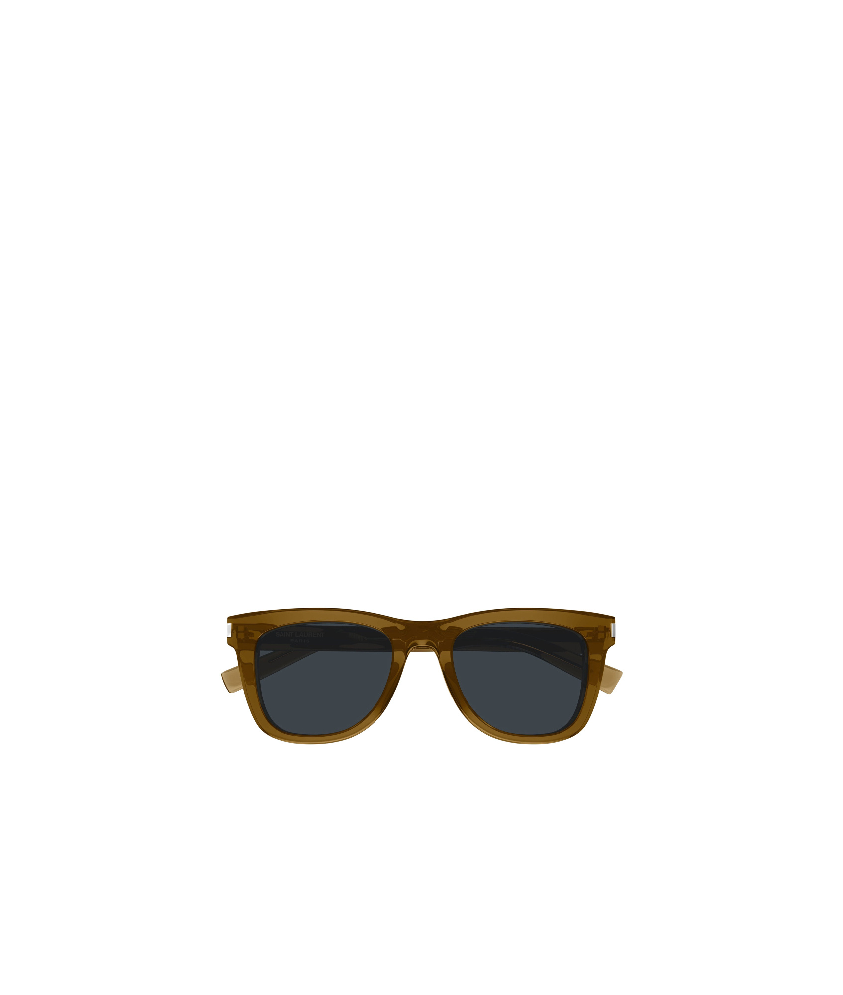 Saint Laurent Logo Sunglasses In Black