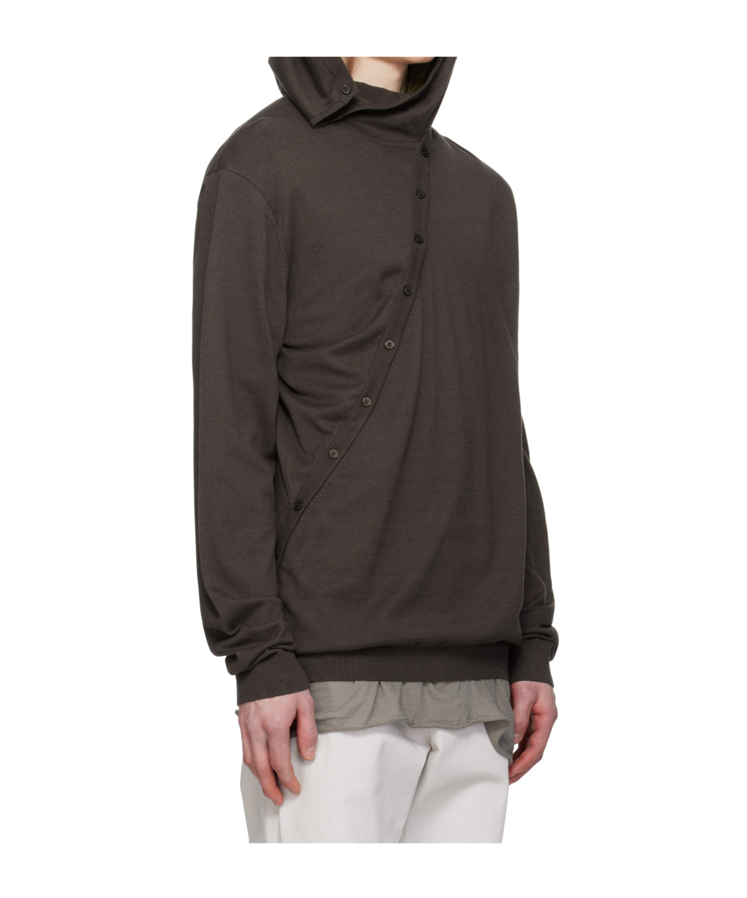 Post Archive Faction (paf) Knitted Hoodie