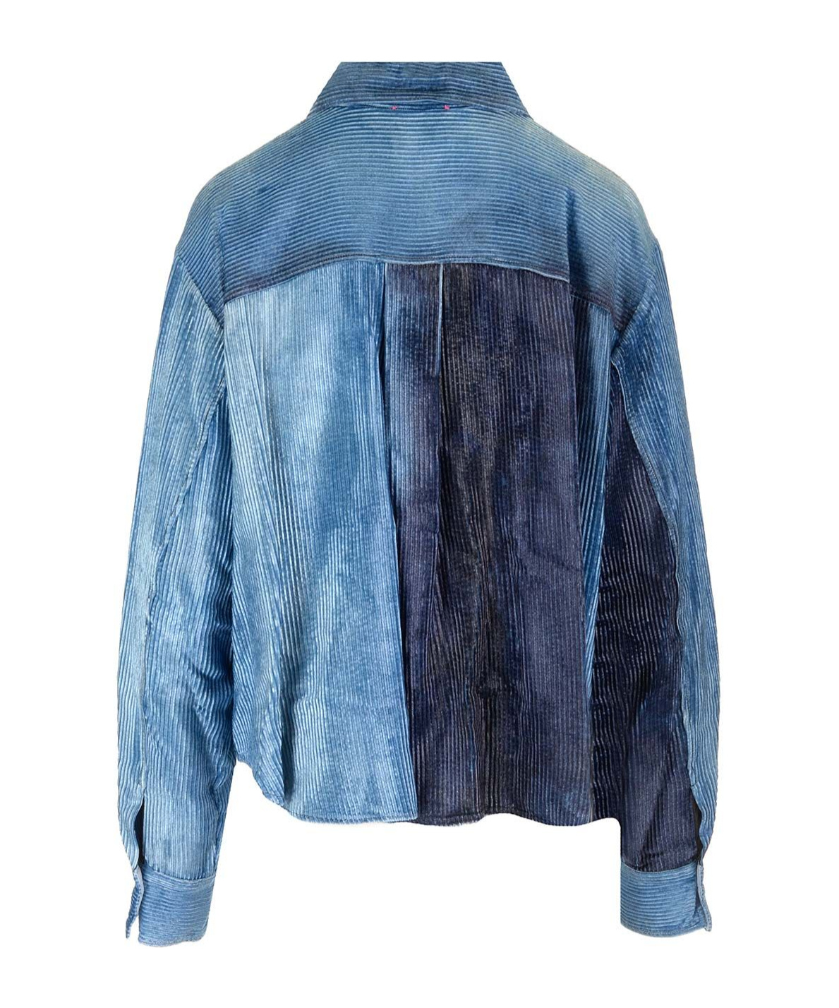 FORTE FORTE VELVET DENIM OVERSHIRT
