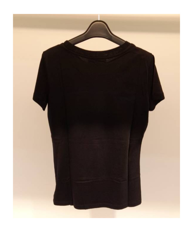 Moschino Logo Printed T-shirt In Black