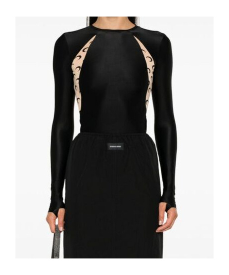 Marine Serre Sweaters In Black