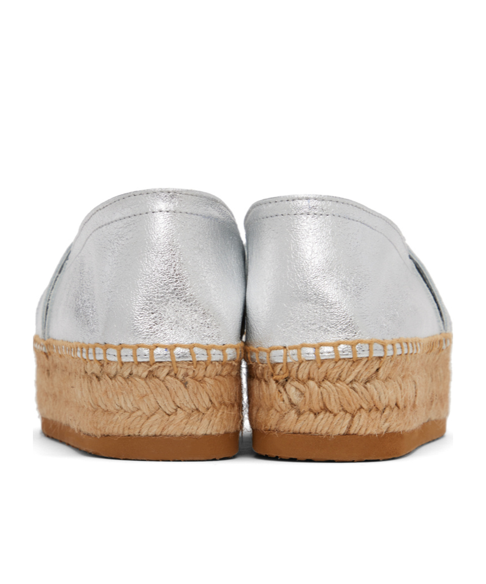 Moschino Round Toe Espadrilles In Brown