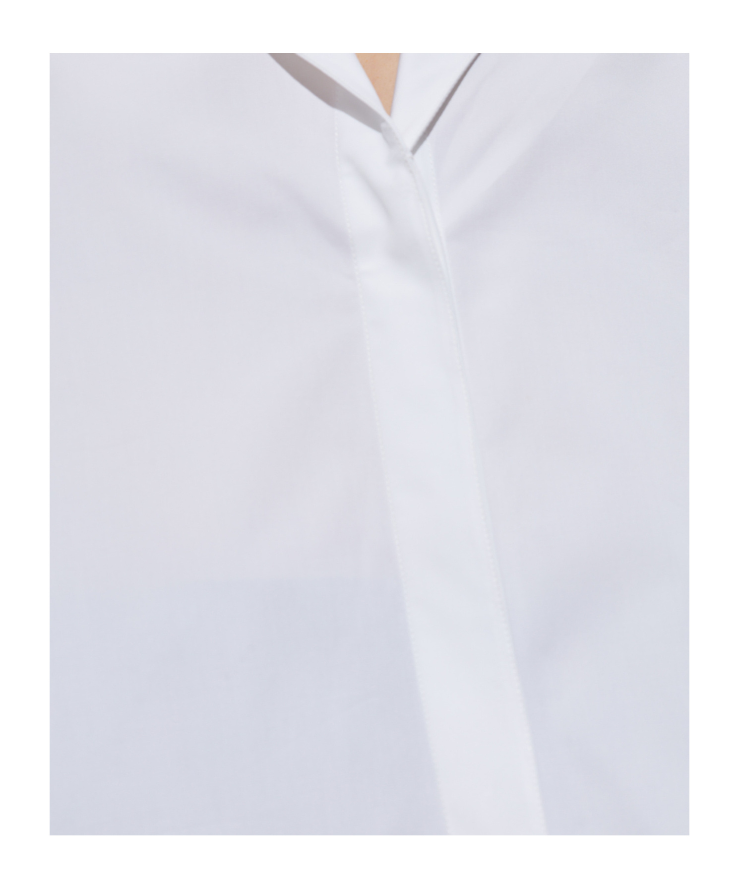 Alaïa Hooded Cotton-poplin Blouse In White