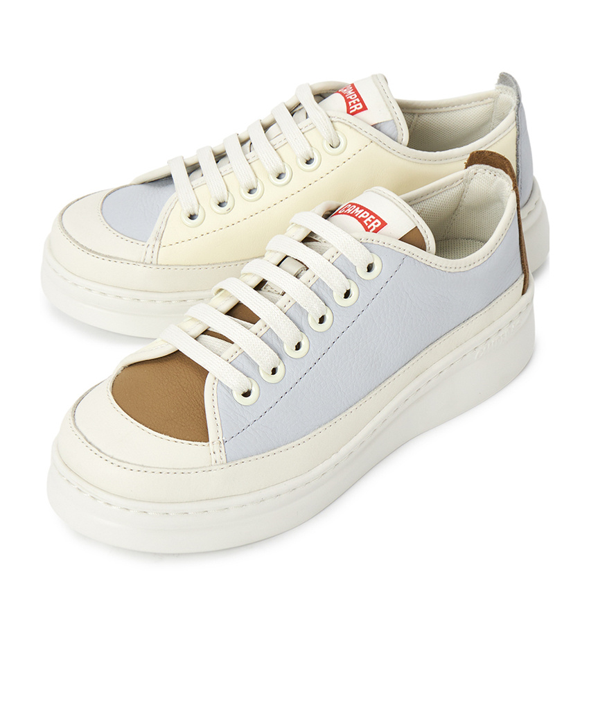 Shop Camper Laced Sneakers In White