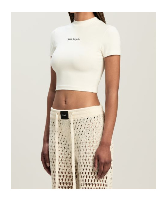 Palm Angels Short-sleeved T-shirt In White