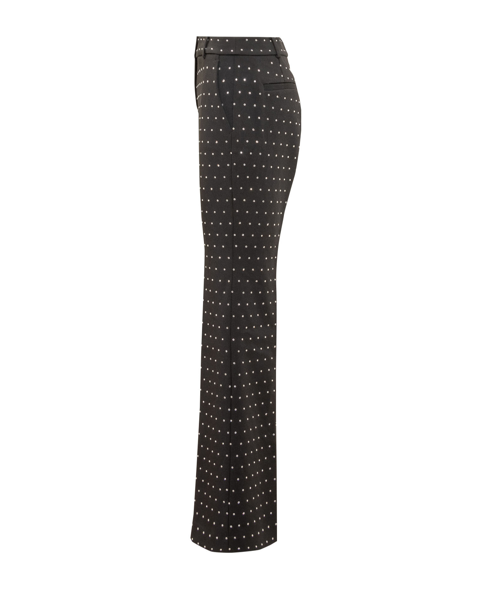 Michael Michael Kors Slim Bootcut Trousers In Black