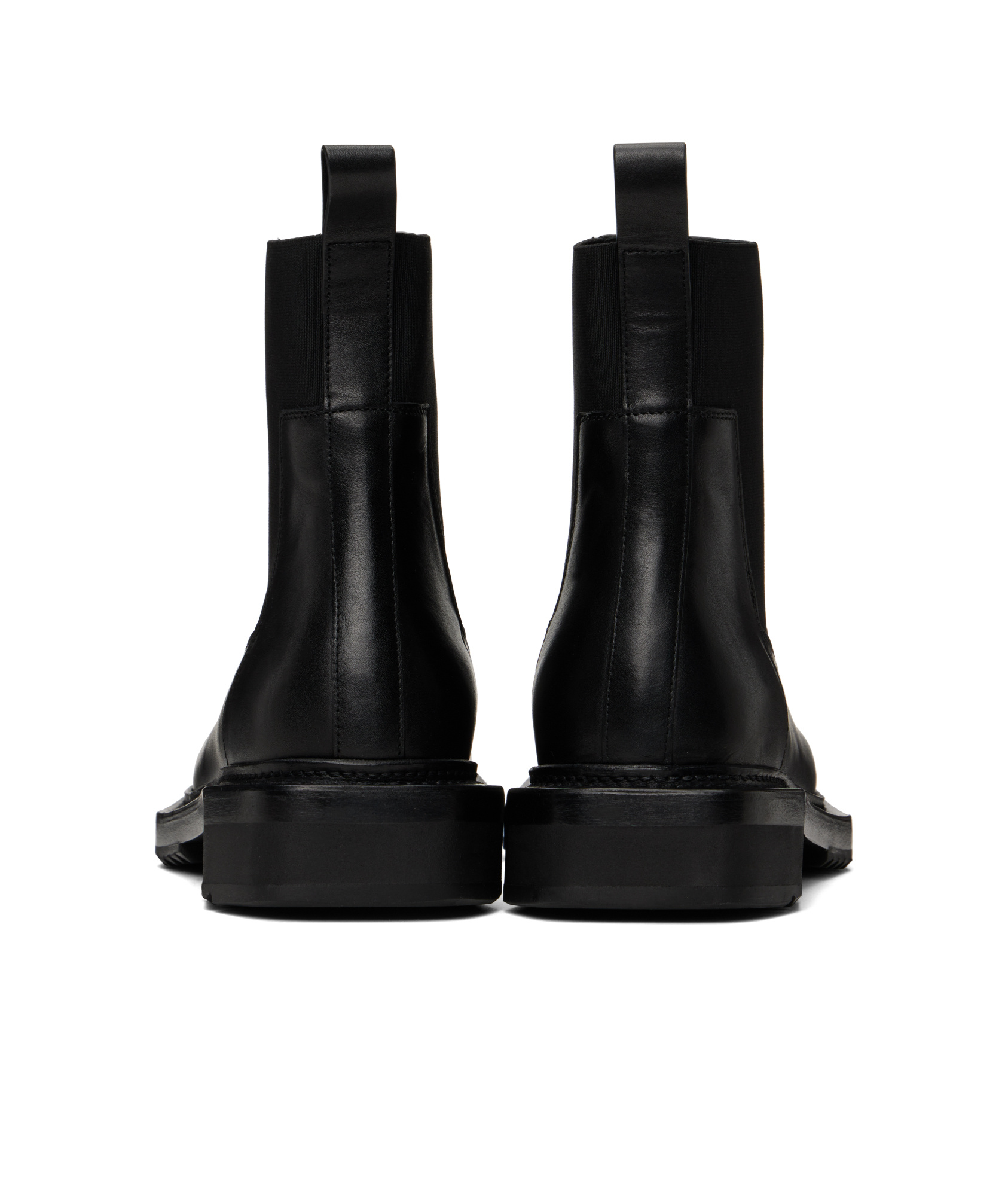 Rick Owens Black Hollywood Beatle Cyclops Boots In Black