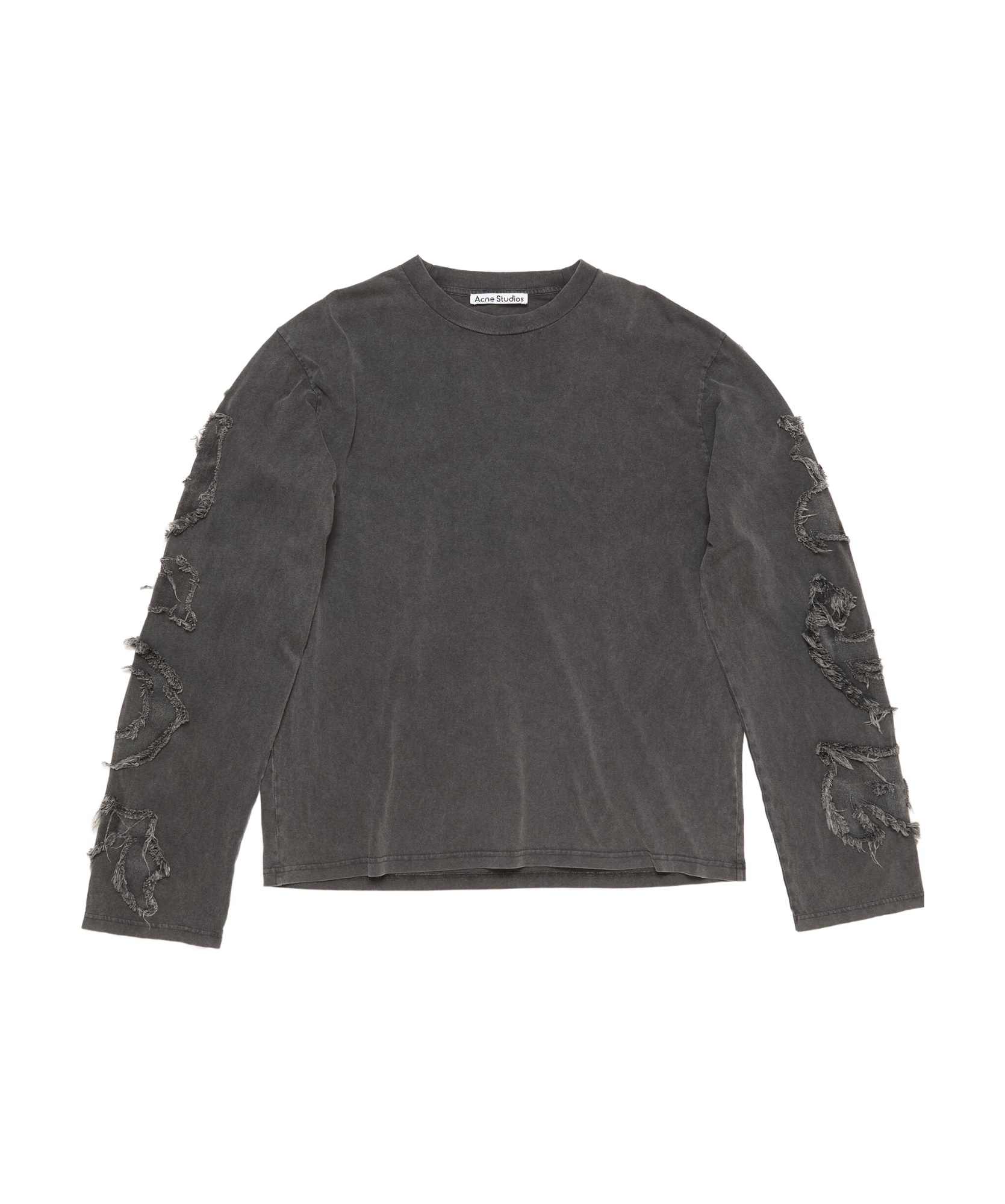 Shop Acne Studios Logo-appliqué T-shirt In Black