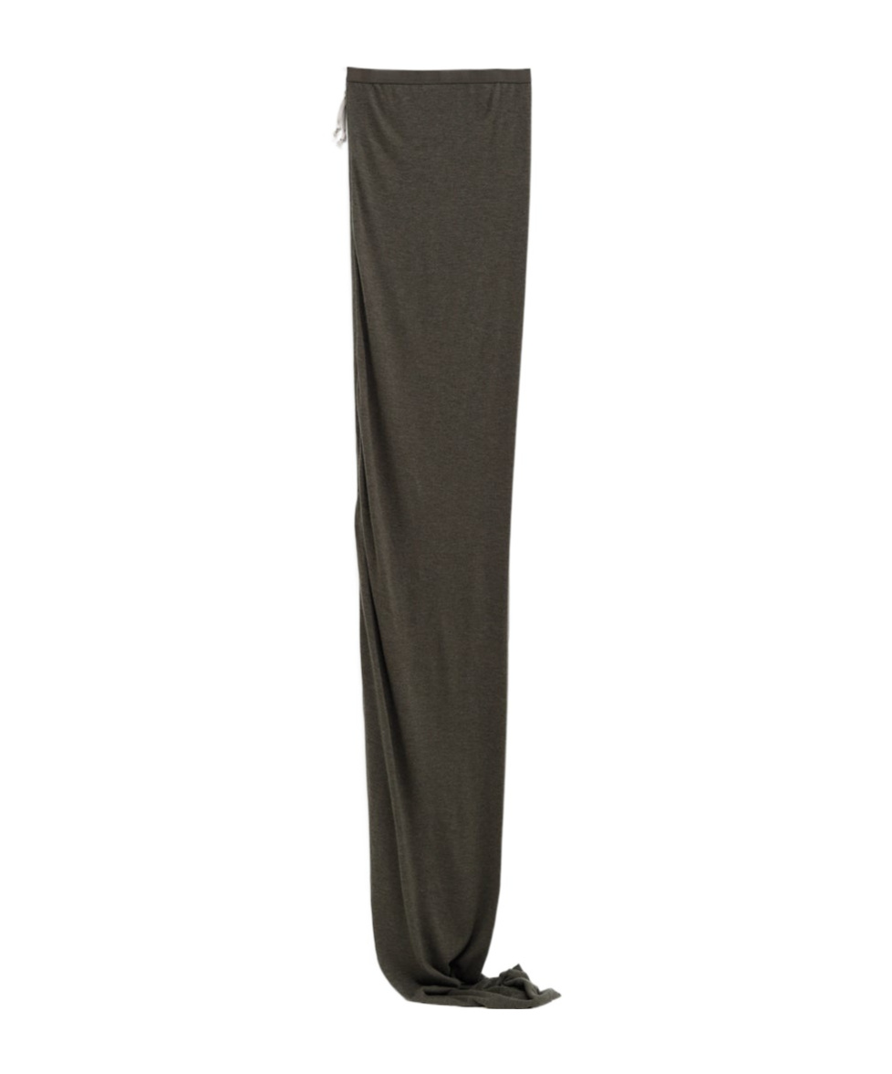 Rick Owens Elastic Waist Skirt In Black