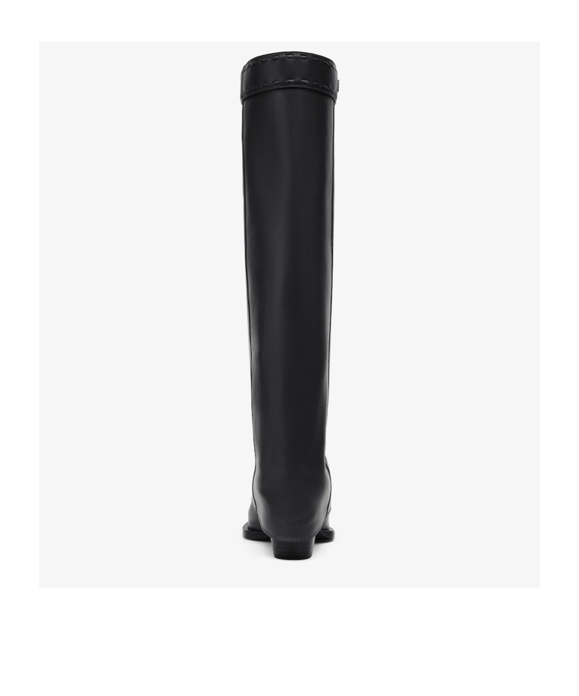 Fendi Black Leather Boots In Black