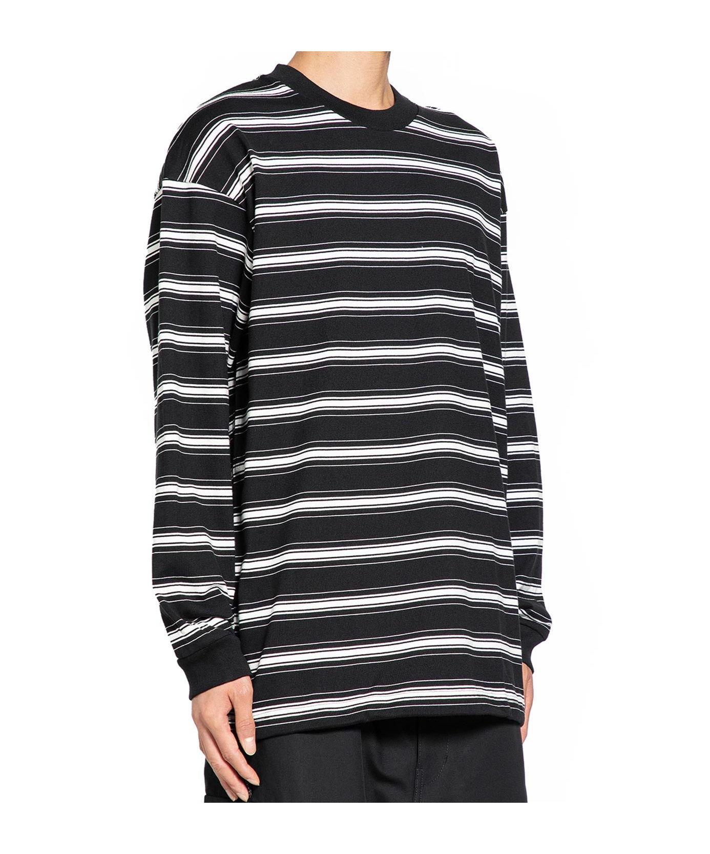 Comme Des Garçons Long Sleeve T-shirt In Black