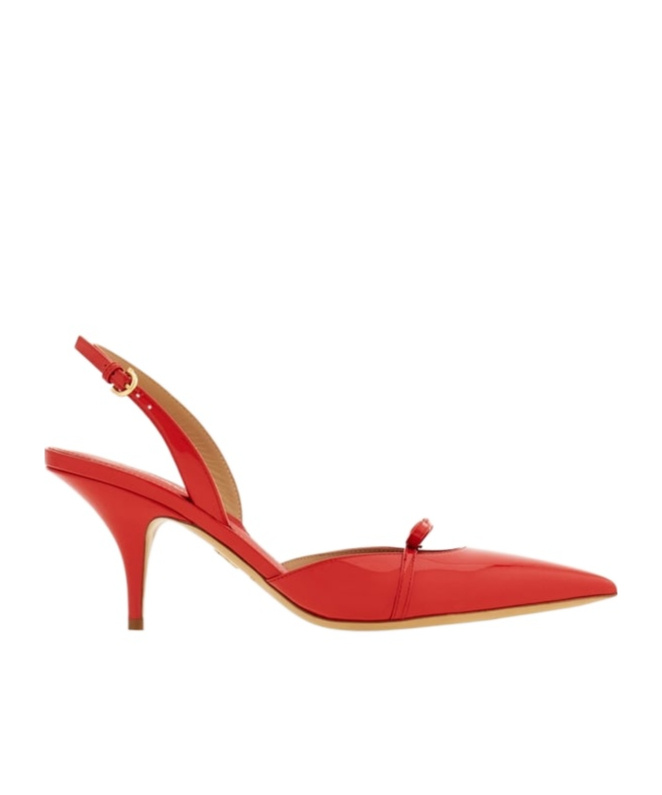Ferragamo Mini Bow High-heeled Sandals In Red