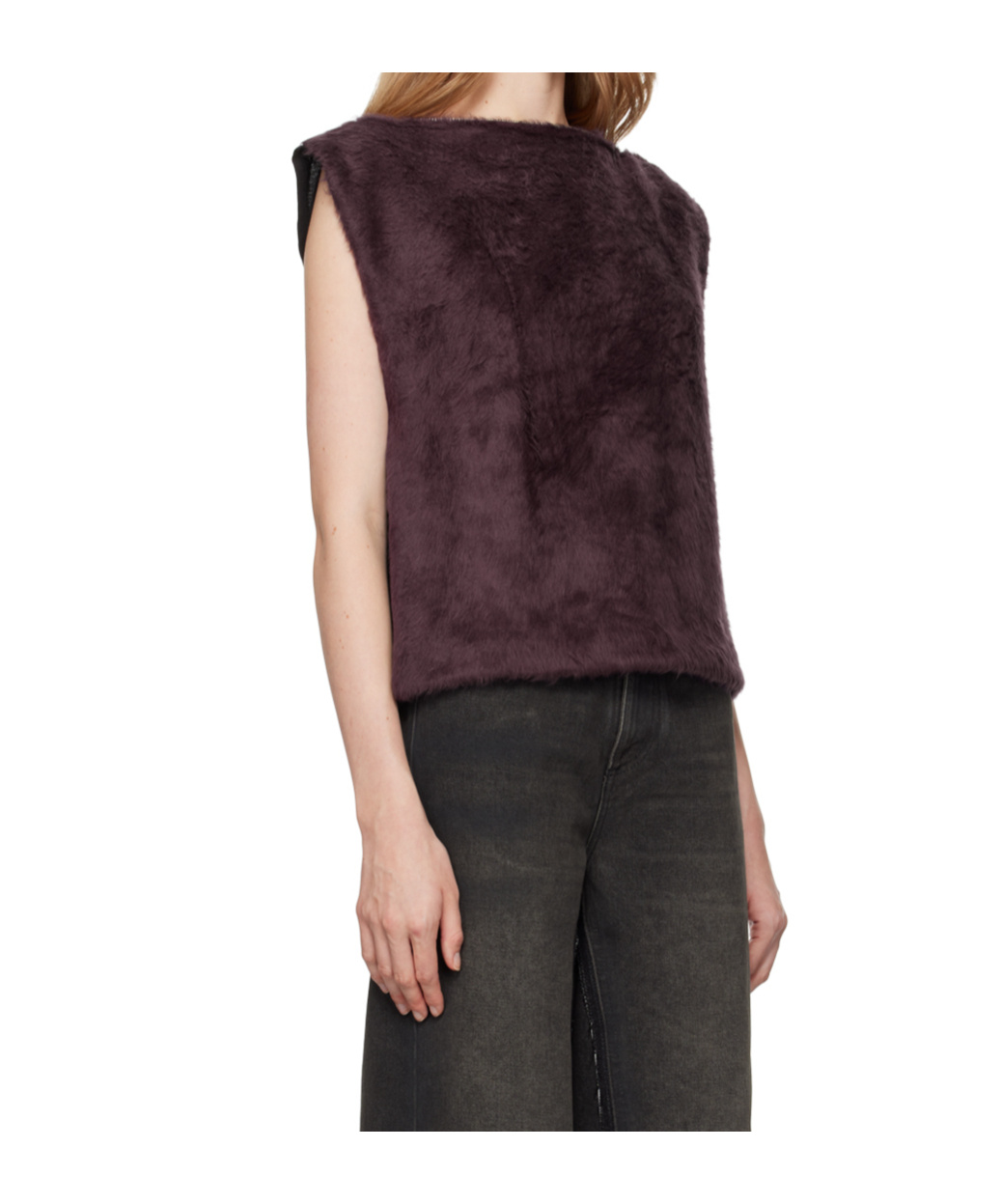 Mm6 Maison Margiela Zipper Blouse In Black