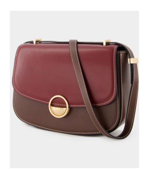 Vanessa Bruno Romi Flip Shoulder Bag In Red