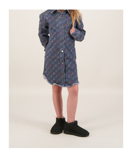 Stella Mccartney Long-sleeved Dress In Black