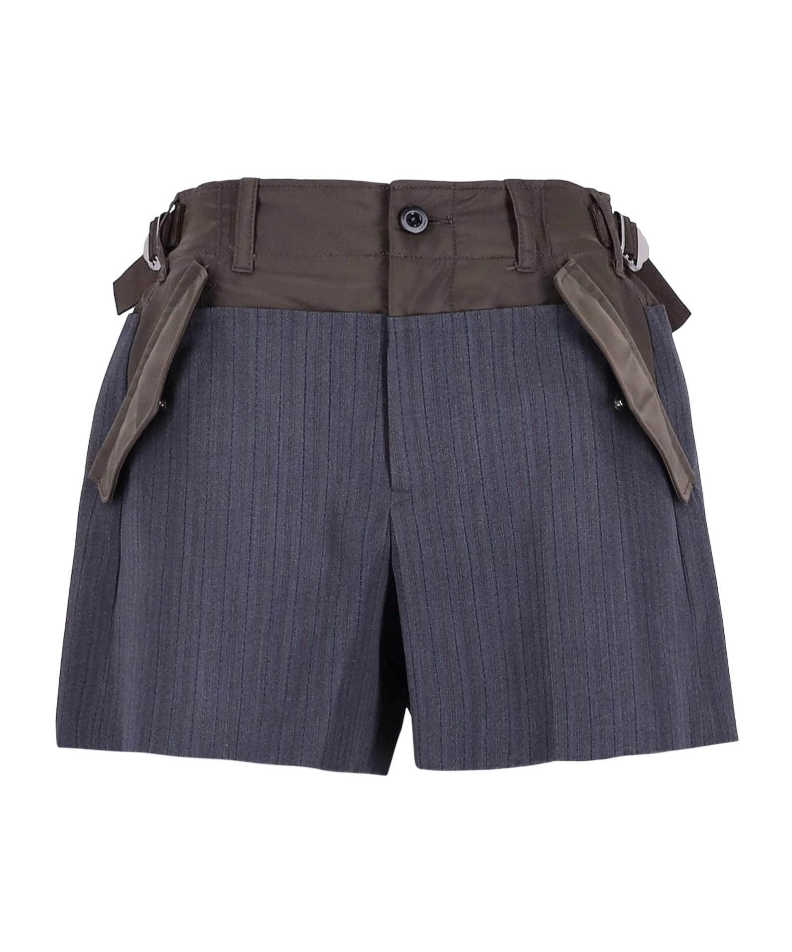 Sacai Belt Loop Shorts In Multi