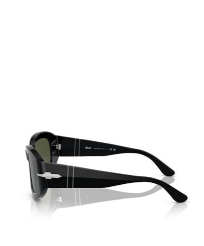 Persol Rectangular Frame Sunglasses In Black