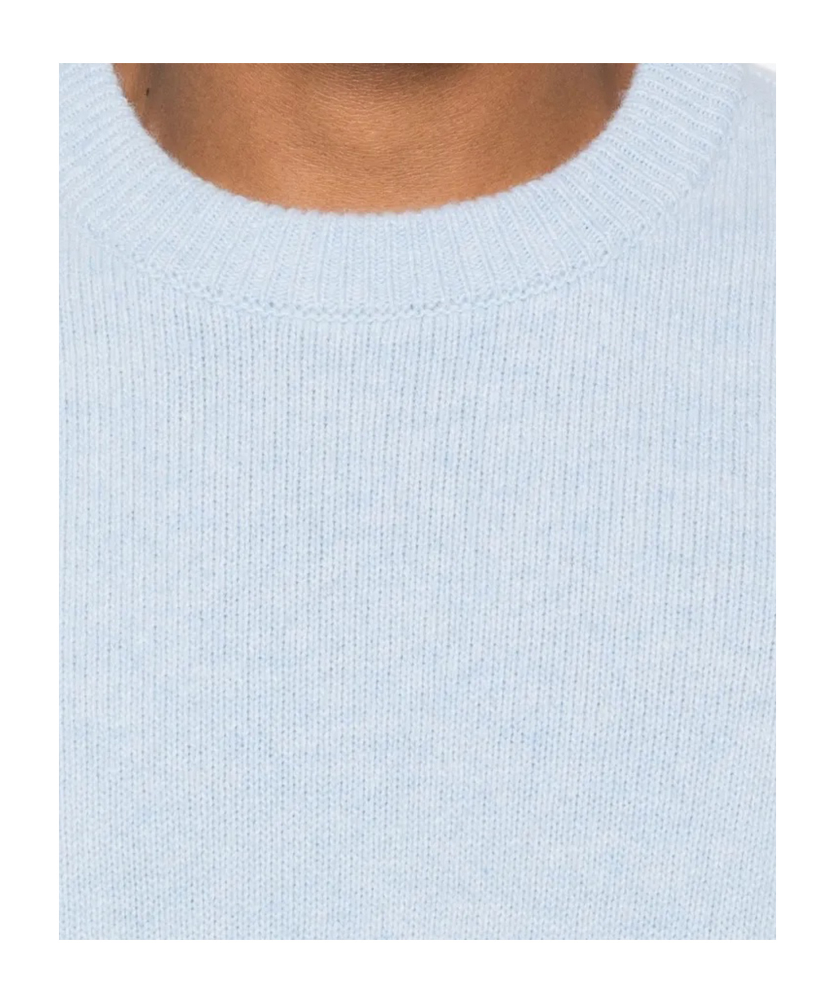 Stone Island Logo Patch Crewneck Sweatshirt In Blue