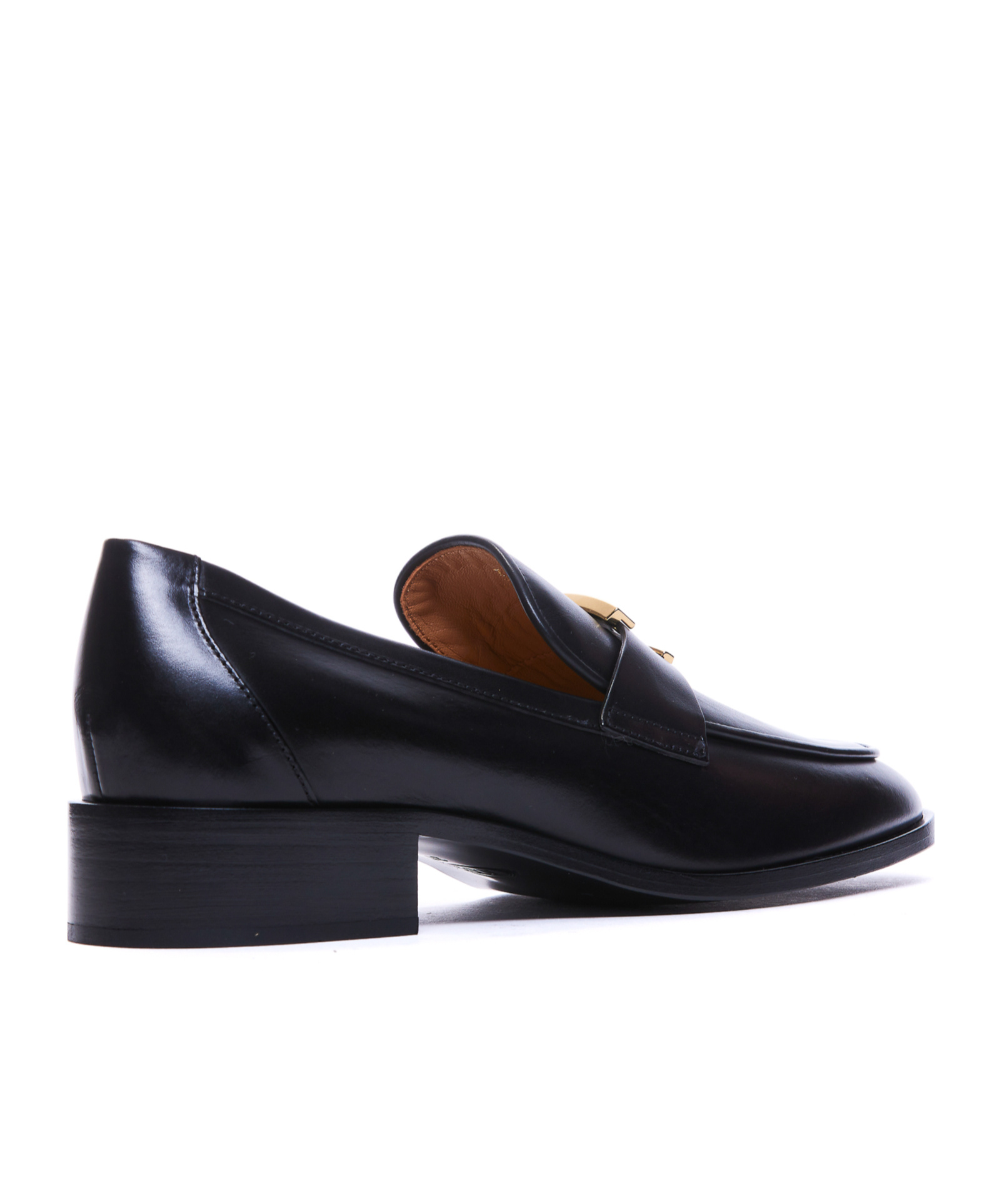 Tod's Round Head Loafer Shoes In Black