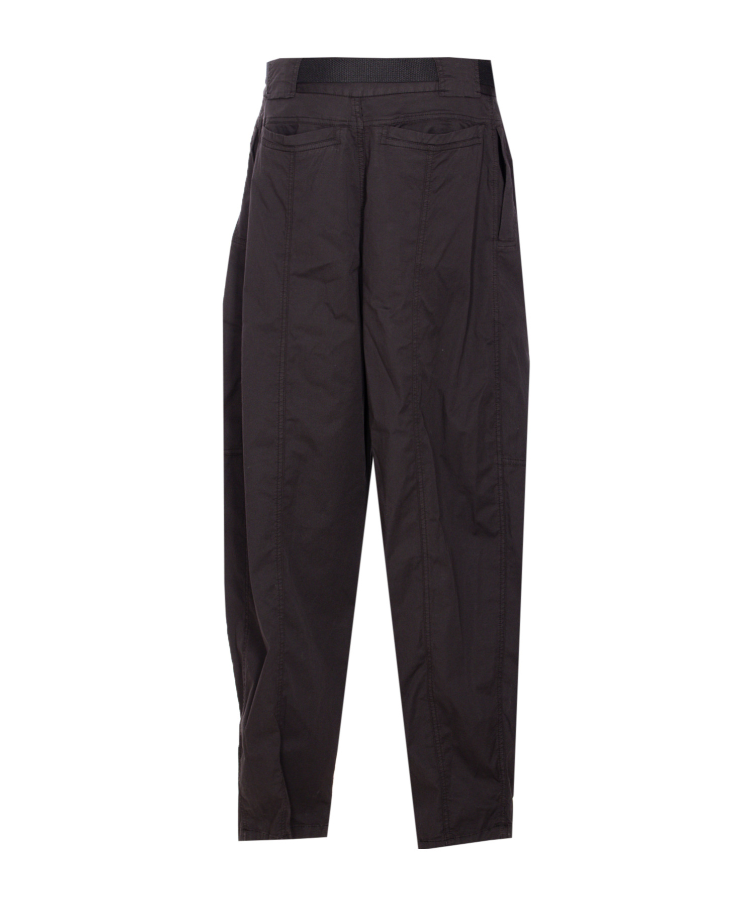 Pinko Belted Wide Leg Tapered Trousers In Multi