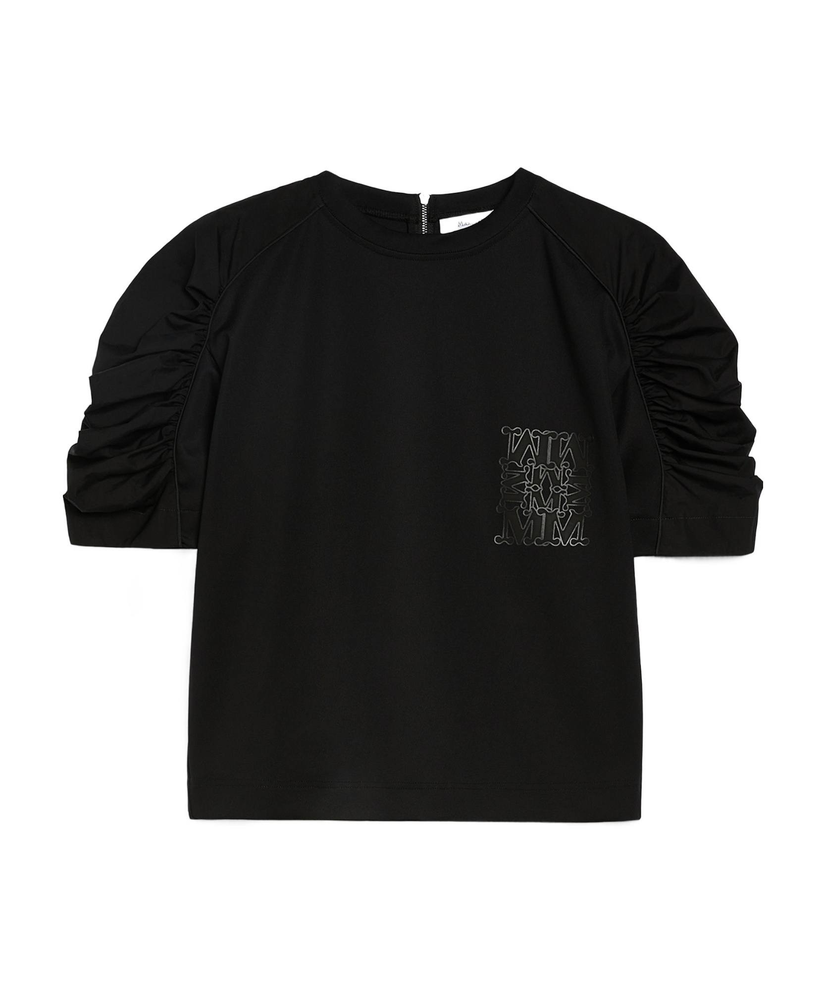 Max Mara Technical-jersey T-shirt In Black