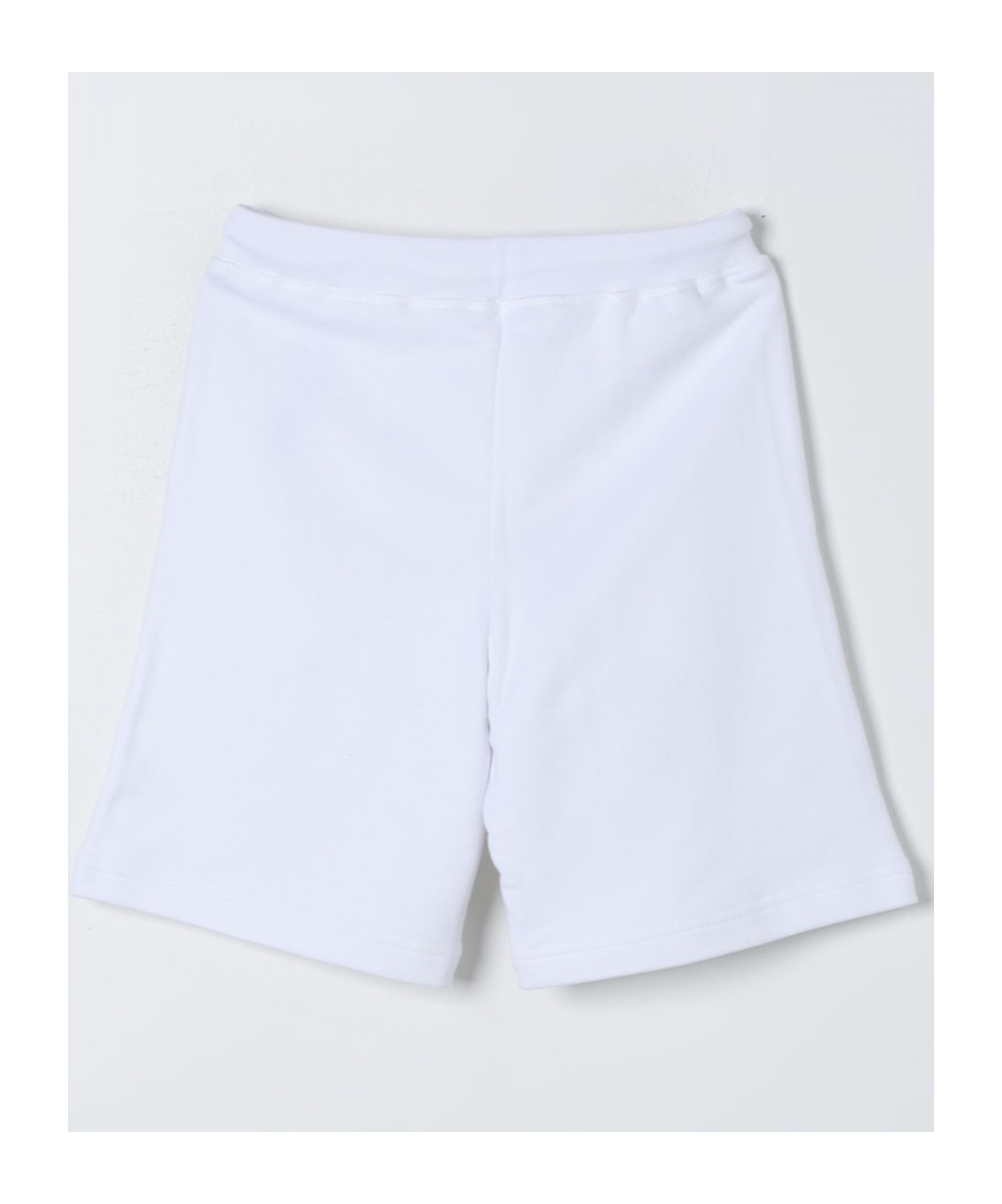 Dsquared2 Logo-print Cotton Shorts In Blue