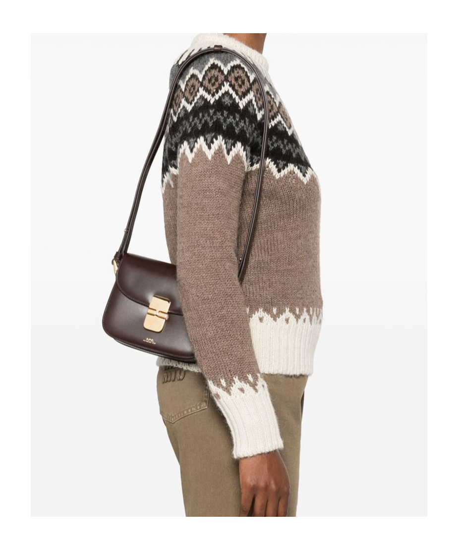 Apc A.p.c. Grace Mini Shoulder Bag In Black