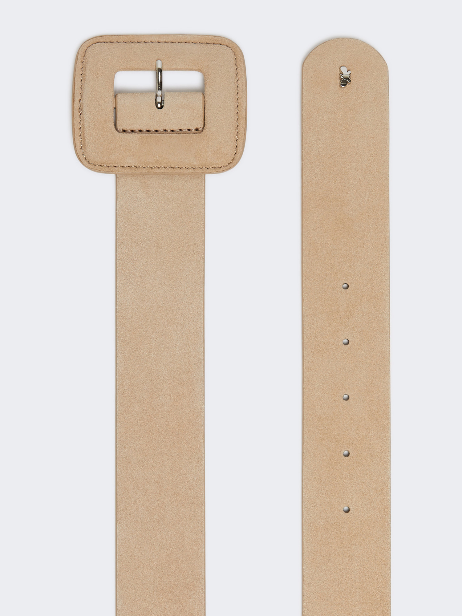 Weekend Max Mara Suede Belt In Yellow