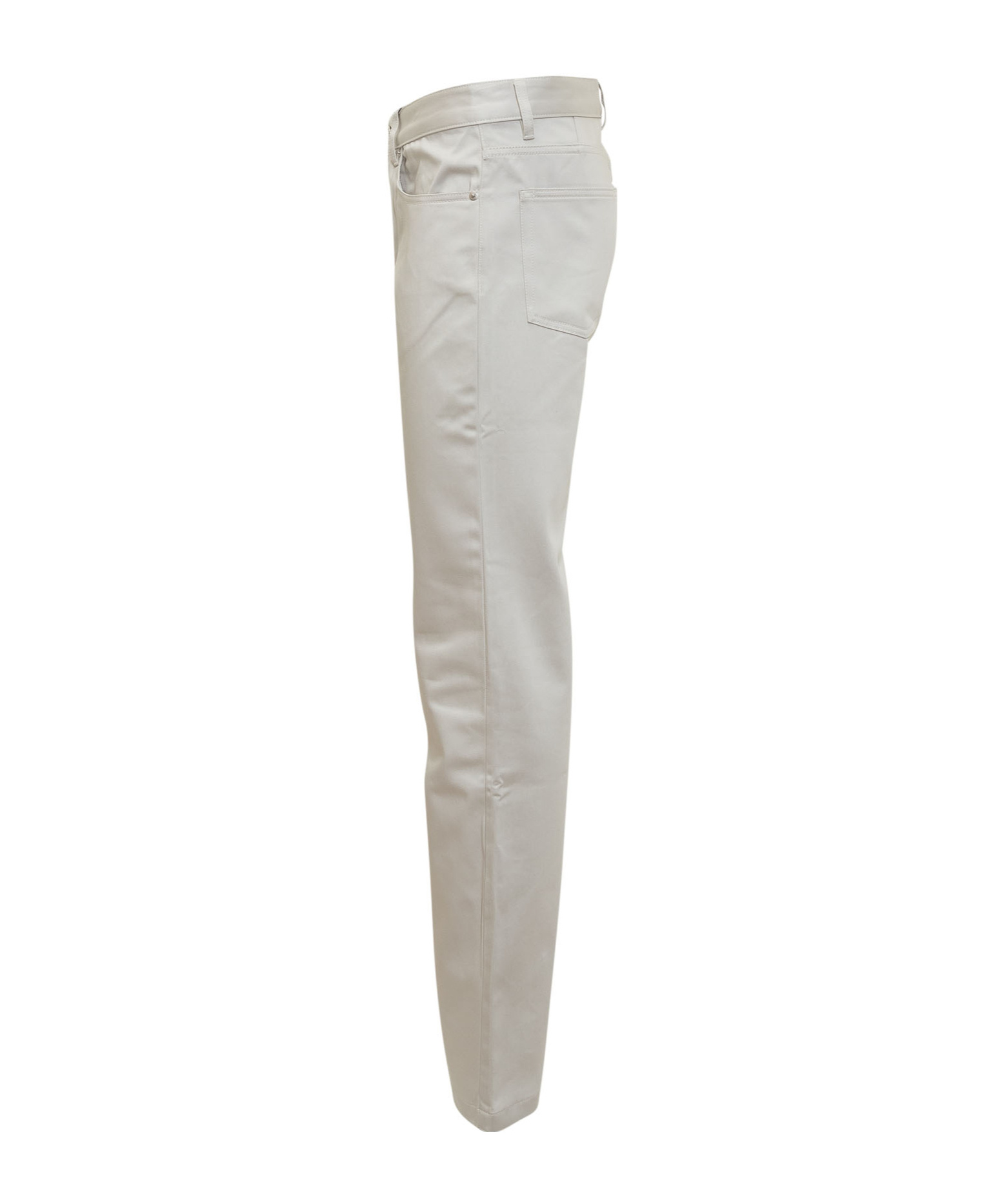 Shop Ami Alexandre Mattiussi Ami Straight Leg Trousers In White