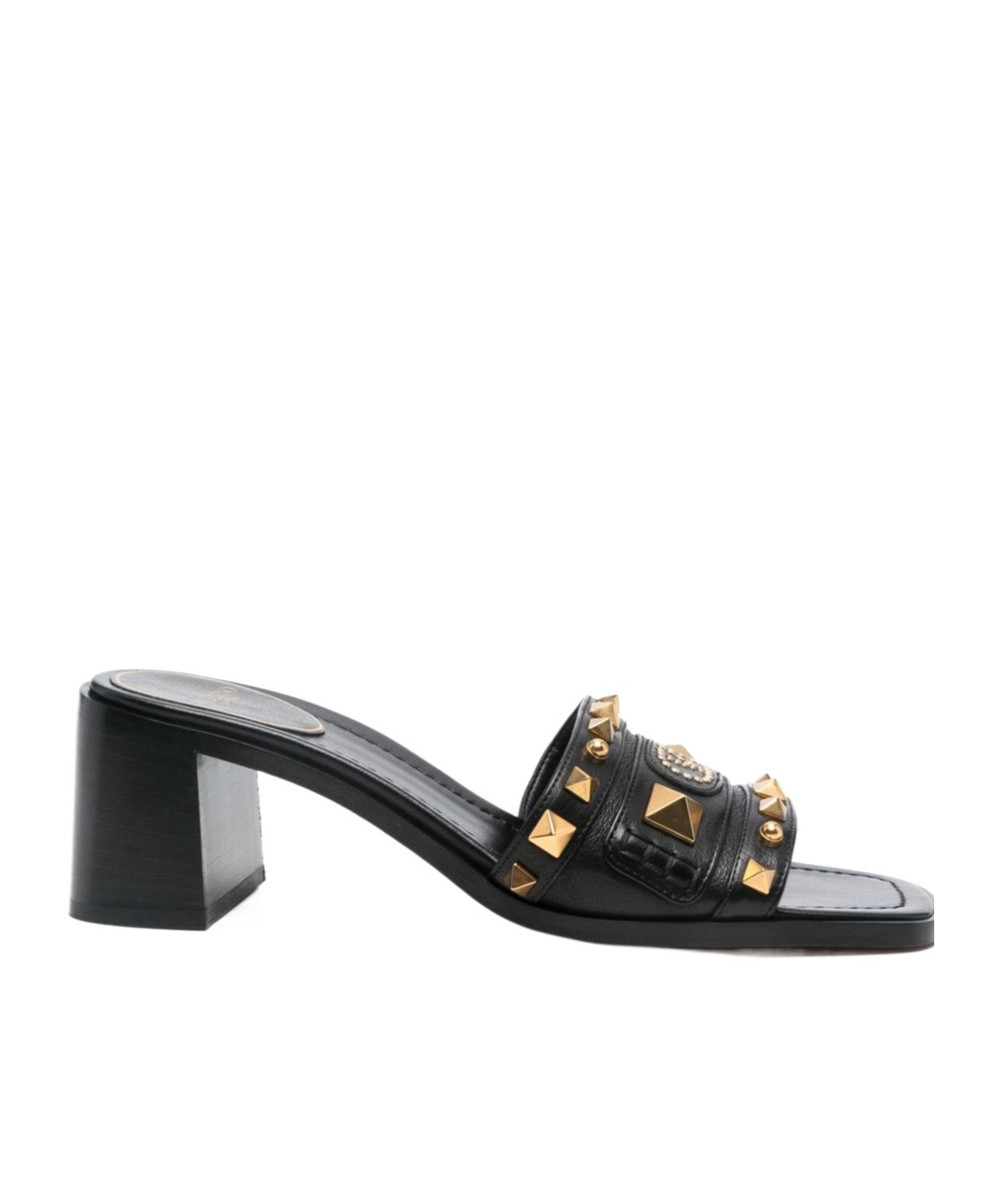 Valentino Vlogo High-heeled Sandals In Black
