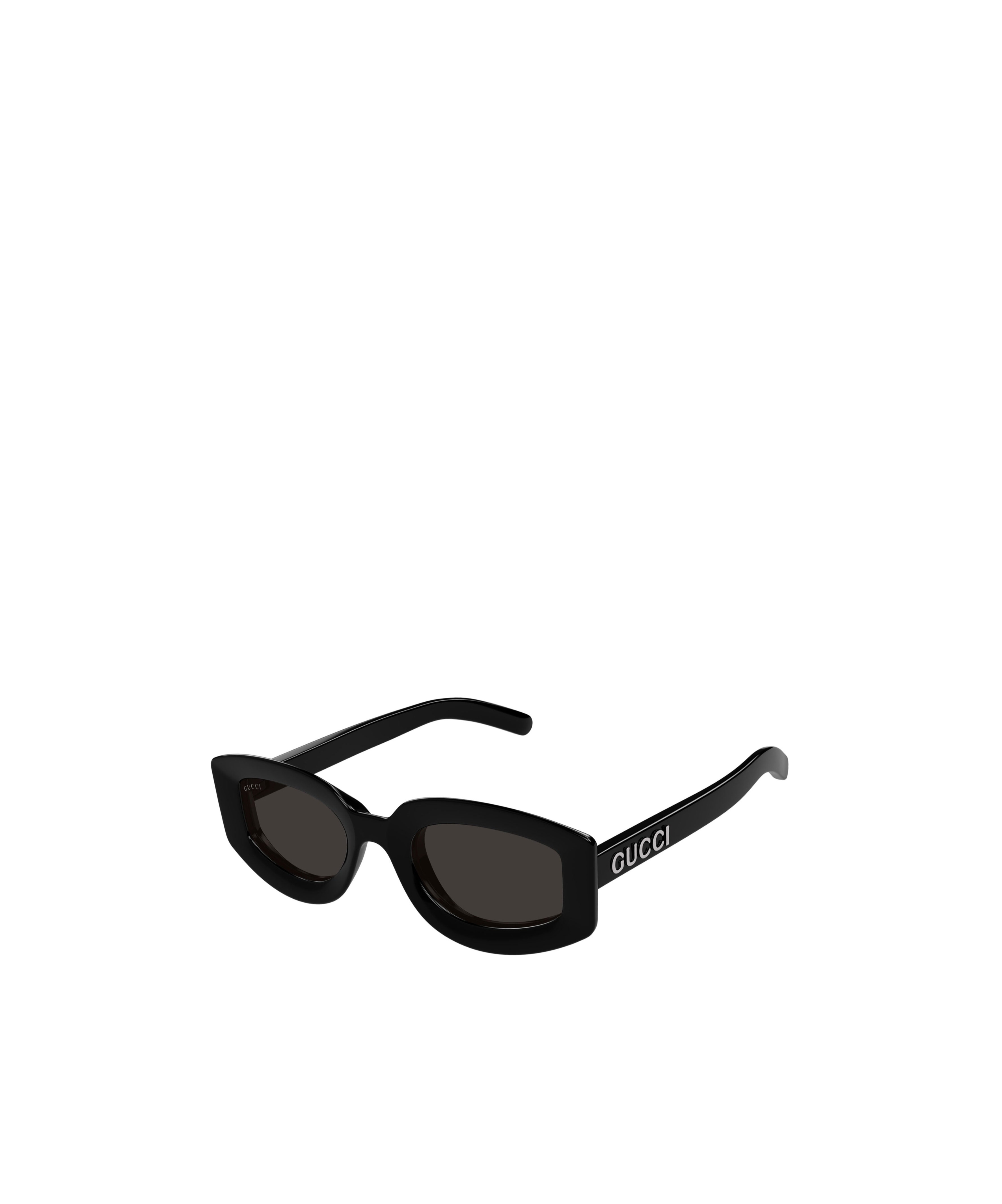 Gucci Logo-embossed Sunglasses In Black