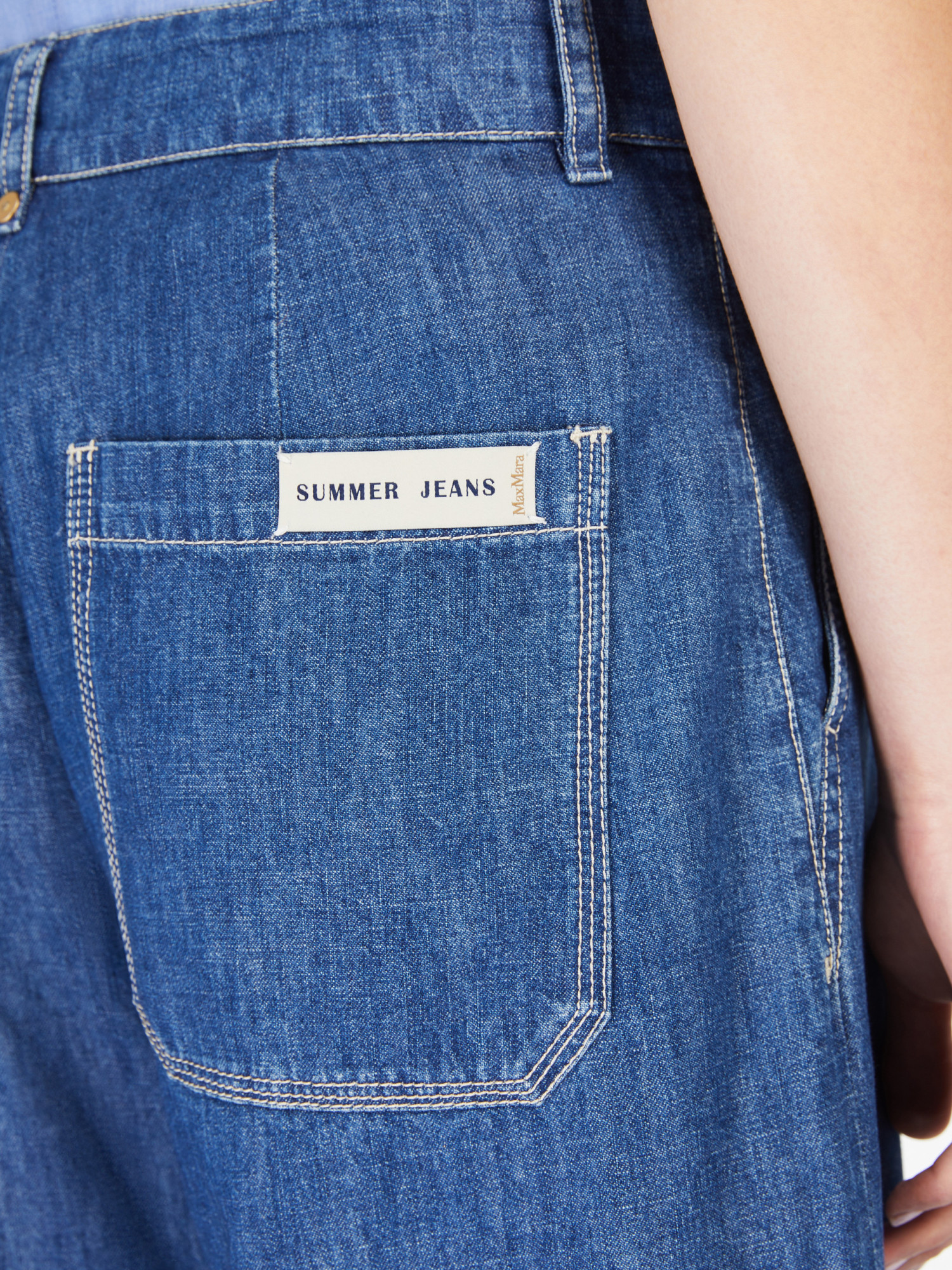 Max Mara Belt-loop Jeans In Blue
