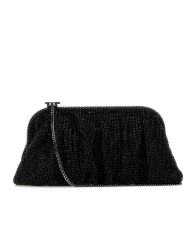 Benedetta Bruzziches Chain Shoulder Bag In Black