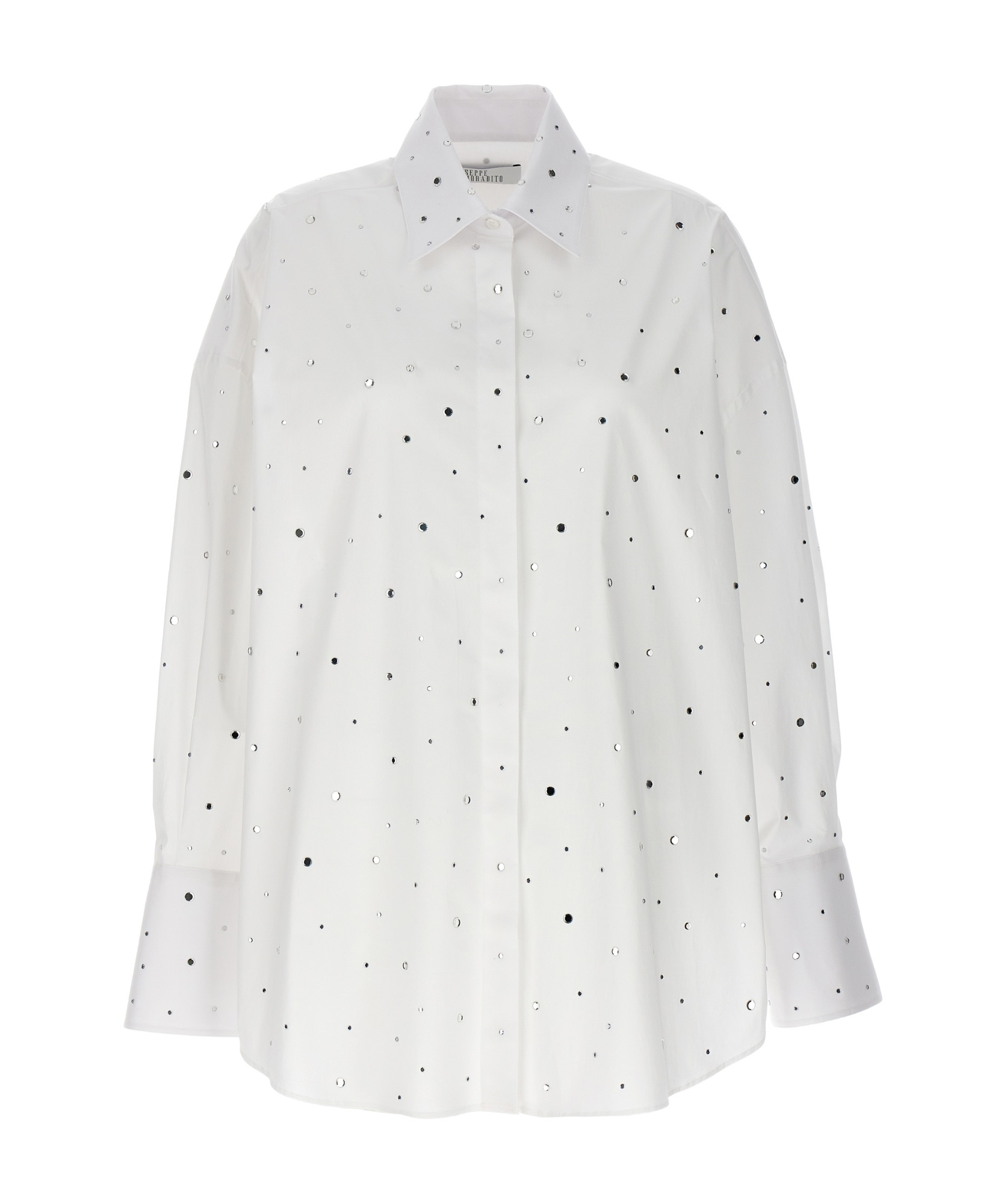 Giuseppe Di Morabito Rhinestone Shirt In White