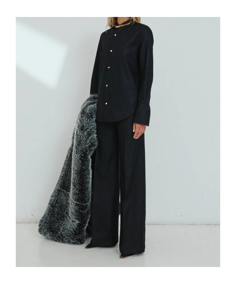 Darkpark Poppy Belt-loops Pants In Blue