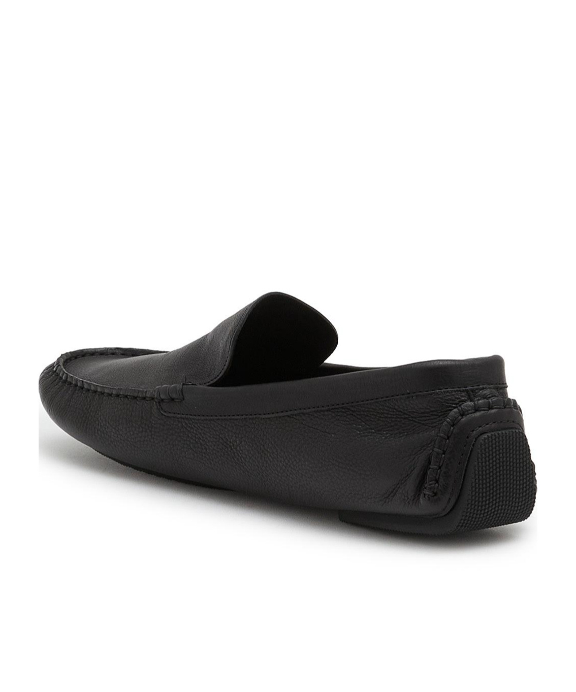 The Row Lucca Leather Loafers In Black