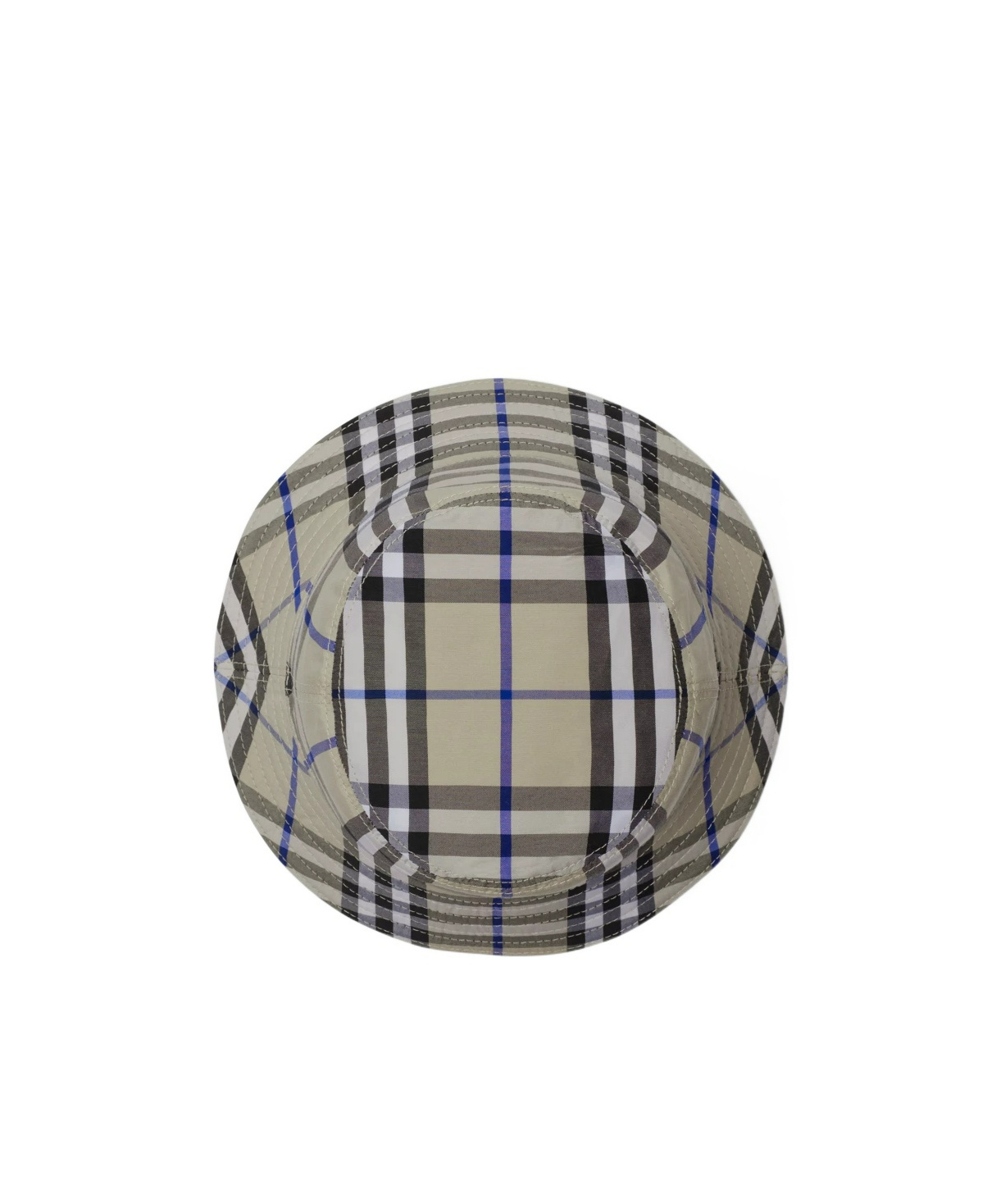 Burberry Check-pattern Reversible Bucket Hat In Nude