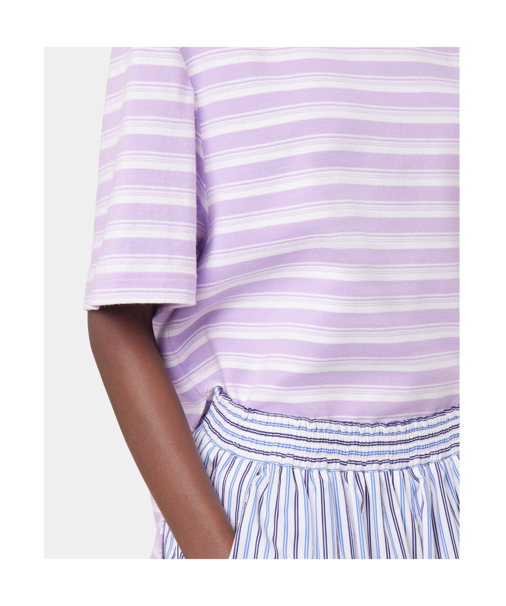 Rabanne Boxy T-shirt In Purple