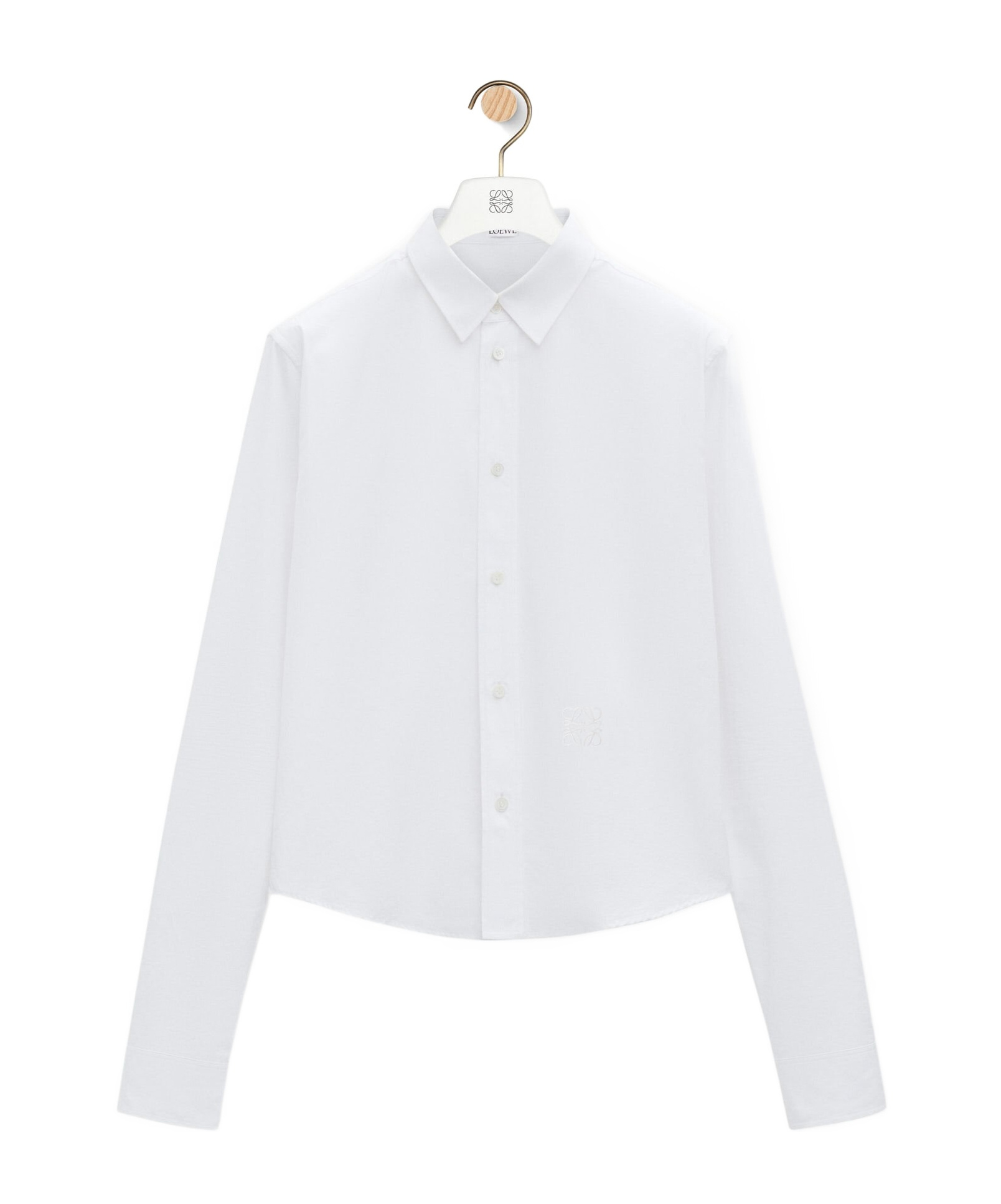 Loewe Long-sleeved Shirt In White