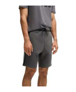 Hugo Boss Drawstring Track Shorts In Black