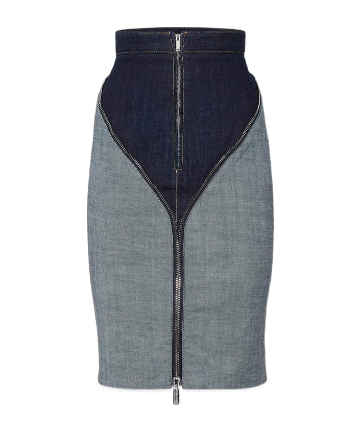 Dsquared2 High Waist Skirt In Gray