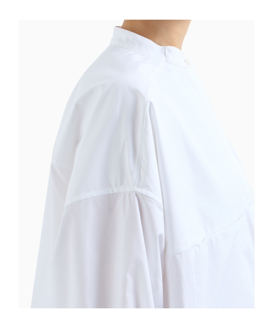 Shop Emporio Armani Cotton Shirt In White