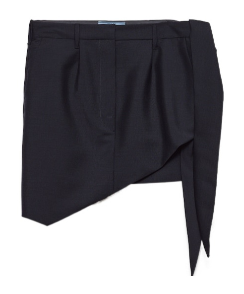 Prada Virgin Mohair Mini Skirt