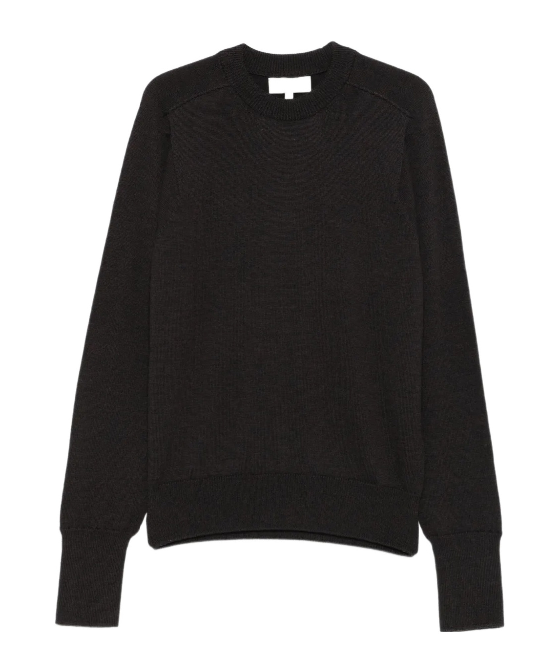 Studio Nicholson Round-neck Wool Sweater In Black
