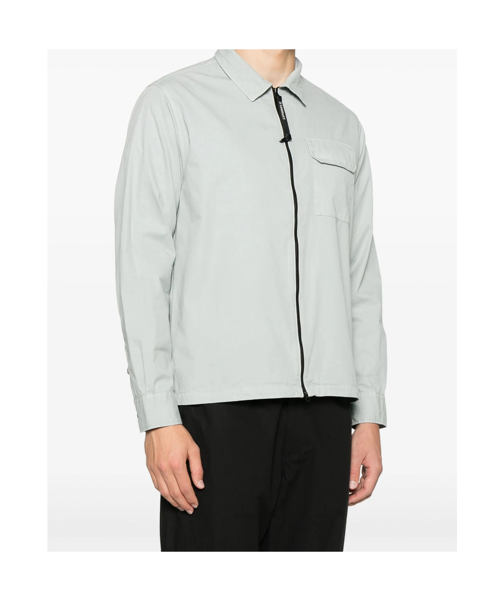 C.p. Company Lens-detailed Jacket In White