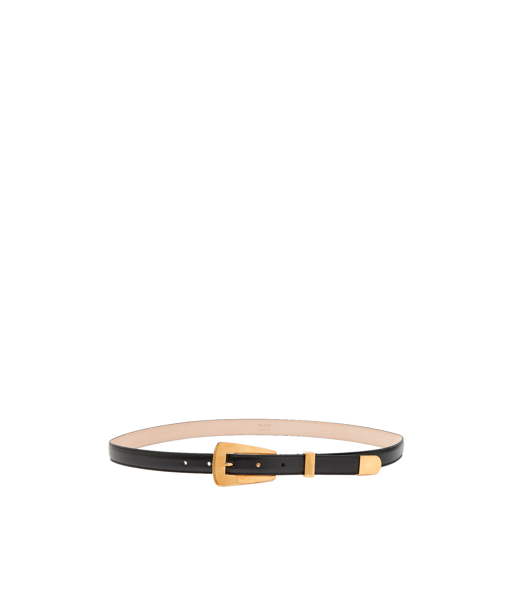 Khaite Narrow Belt In Nude
