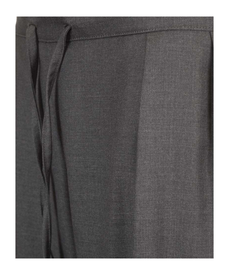 Loulou Studio Cove Trousers In Black