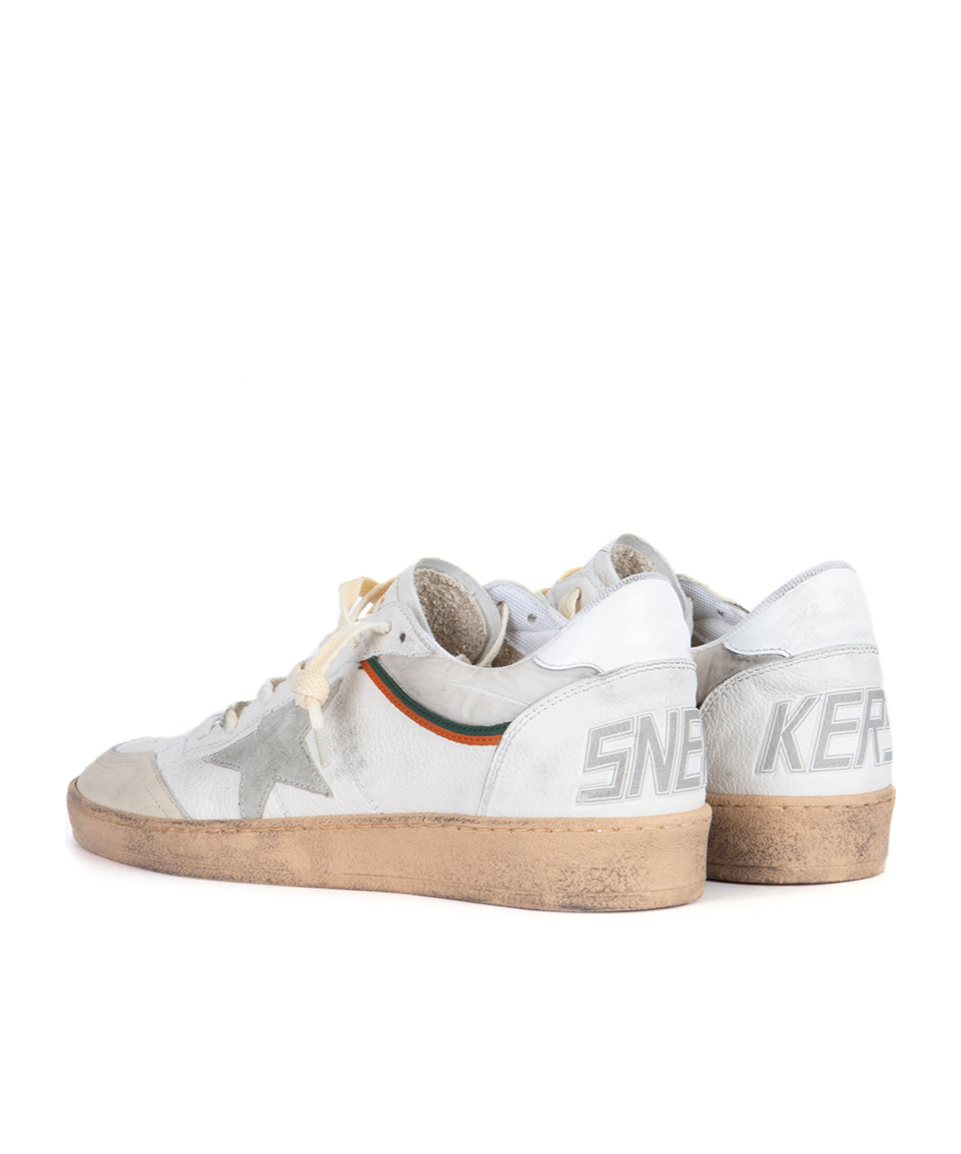 Golden Goose Round Head Low-cut Casual Shoes In White