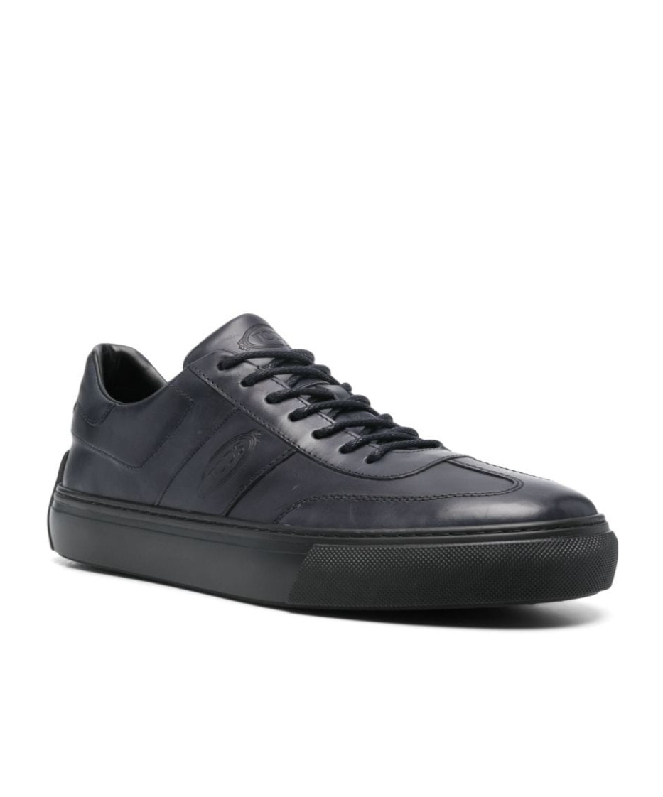 Tod's Logo-debossed Sneakers In Black