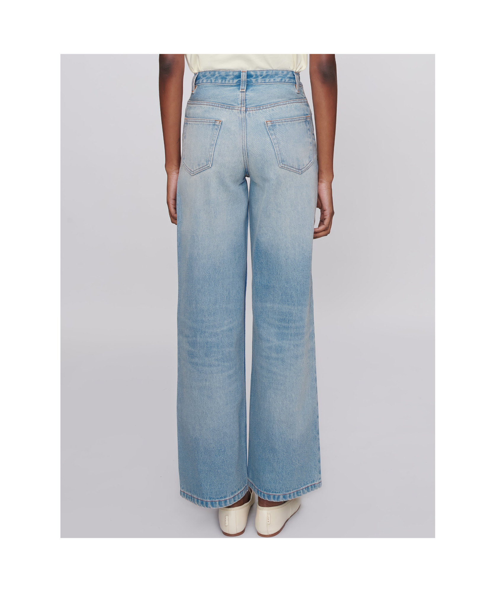 Apc Elisabeth Jeans In Blue